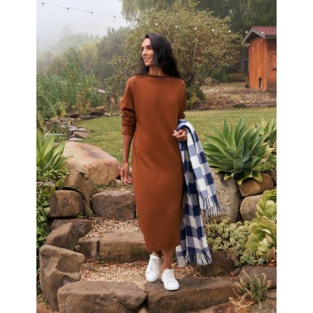 Frank & Eileen Brown Midi Dress